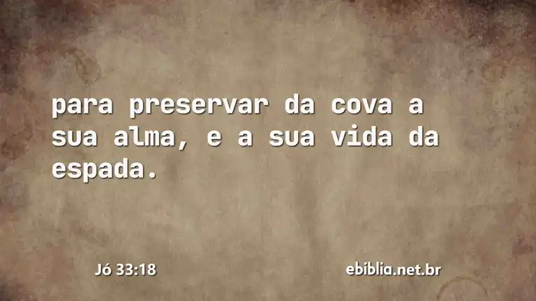 Jó 33:18