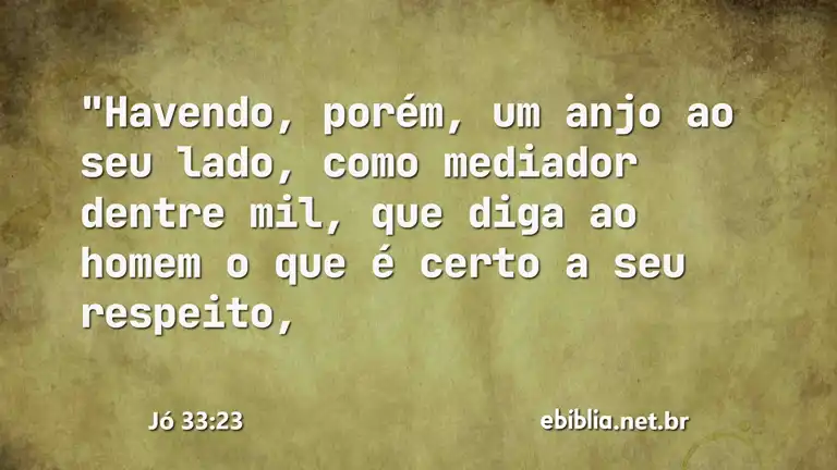 Jó 33:23