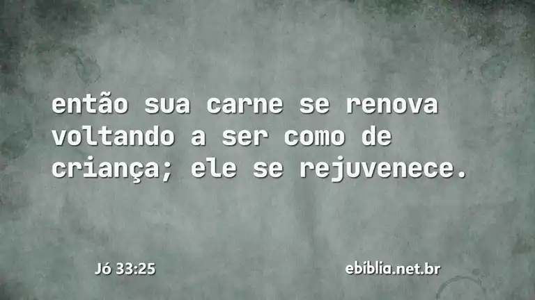 Jó 33:25