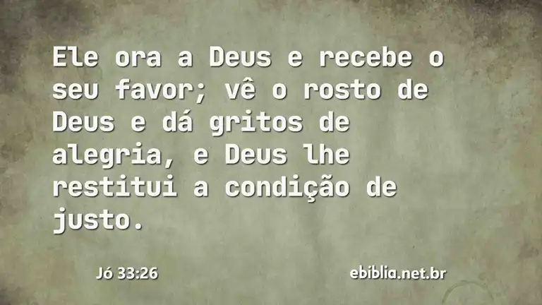 Jó 33:26