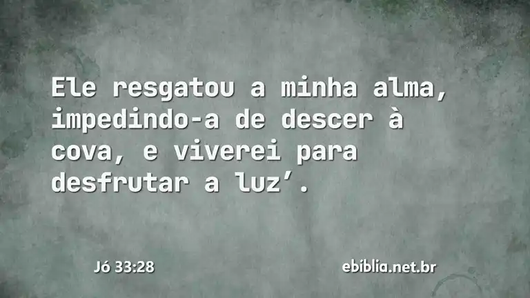 Jó 33:28