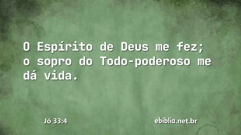 Jó 33:4