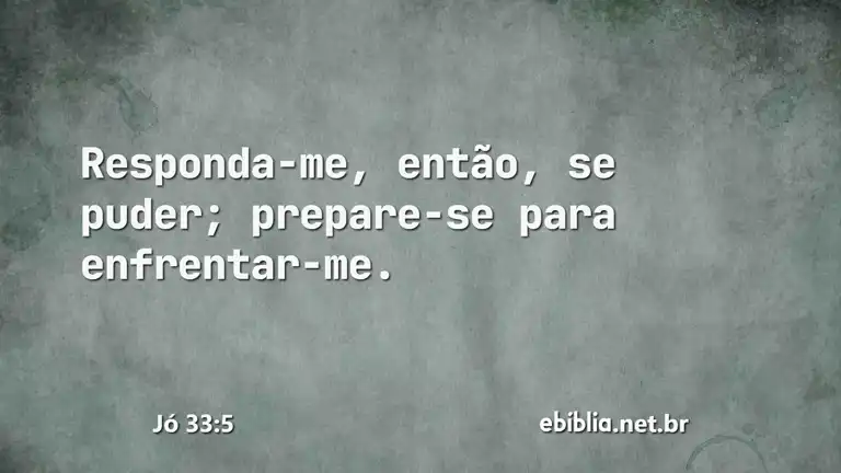 Jó 33:5