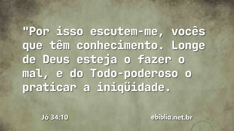 Jó 34:10