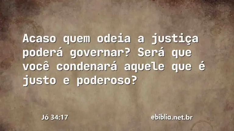 Jó 34:17