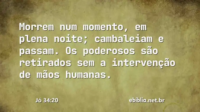 Jó 34:20