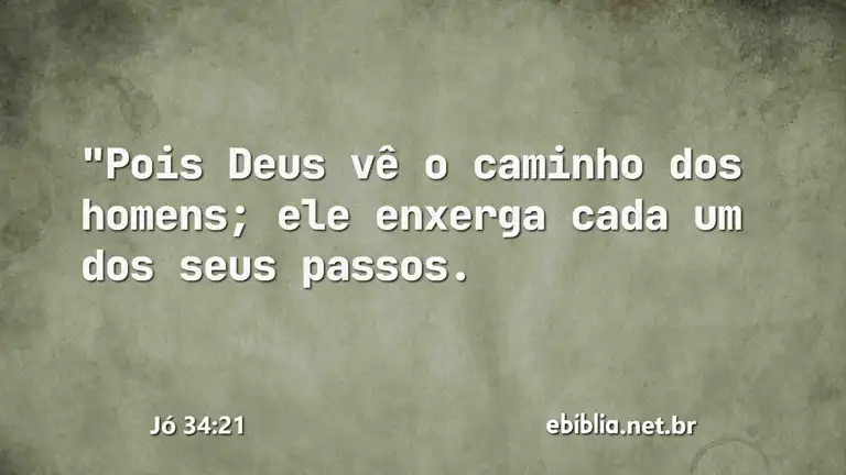 Jó 34:21