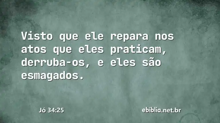 Jó 34:25