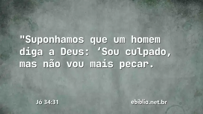 Jó 34:31