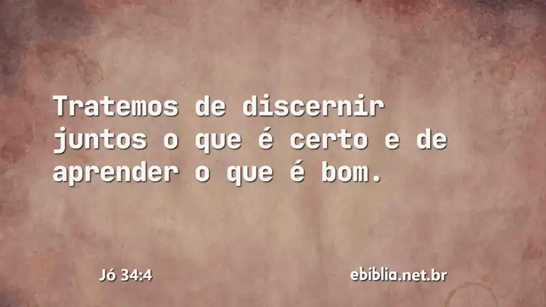 Jó 34:4