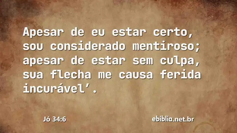 Jó 34:6