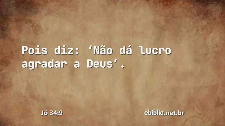 Jó 34:9