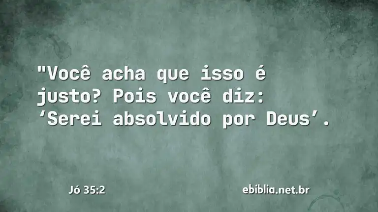 Jó 35:2