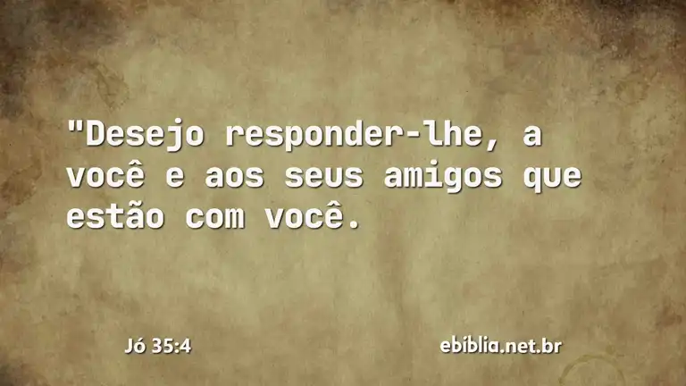 Jó 35:4