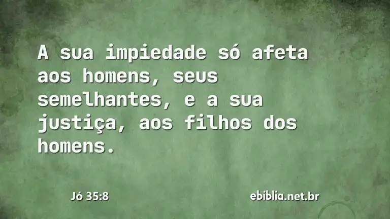 Jó 35:8