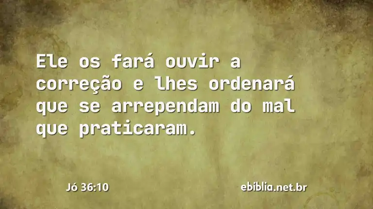 Jó 36:10