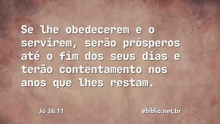 Jó 36:11