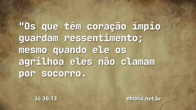 Jó 36:13