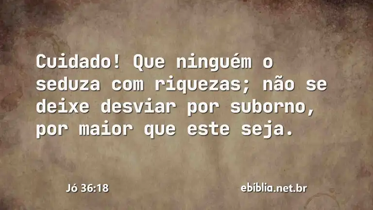 Jó 36:18