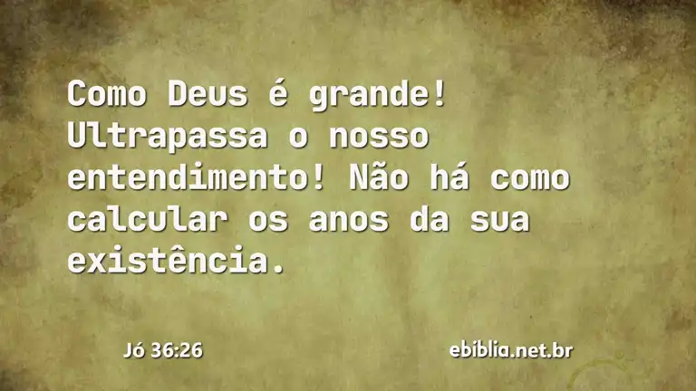 Jó 36:26