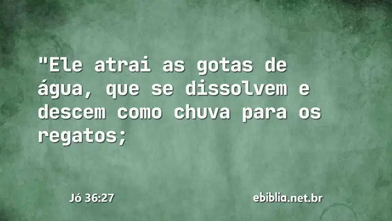 Jó 36:27