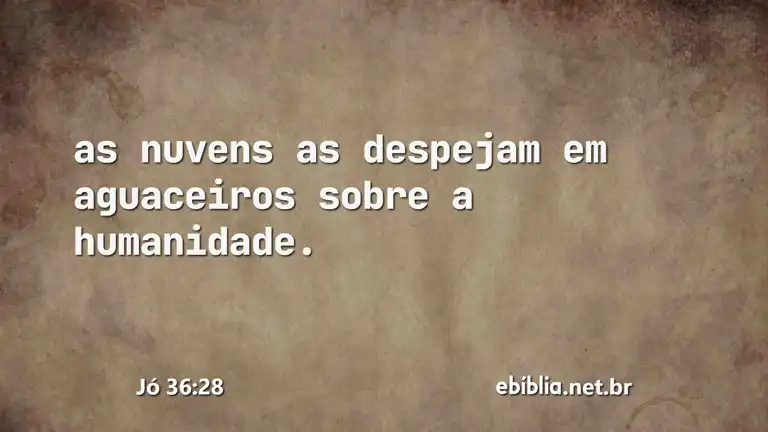 Jó 36:28