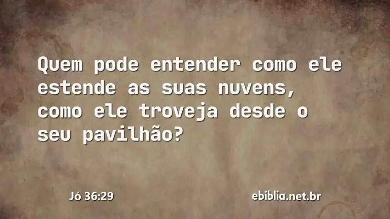 Jó 36:29