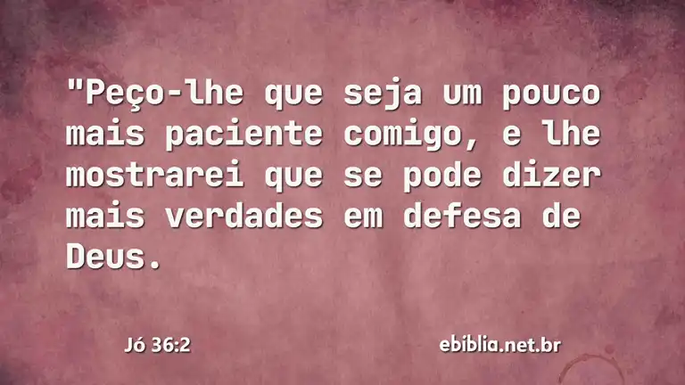 Jó 36:2