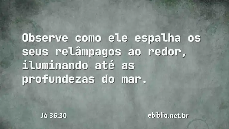 Jó 36:30