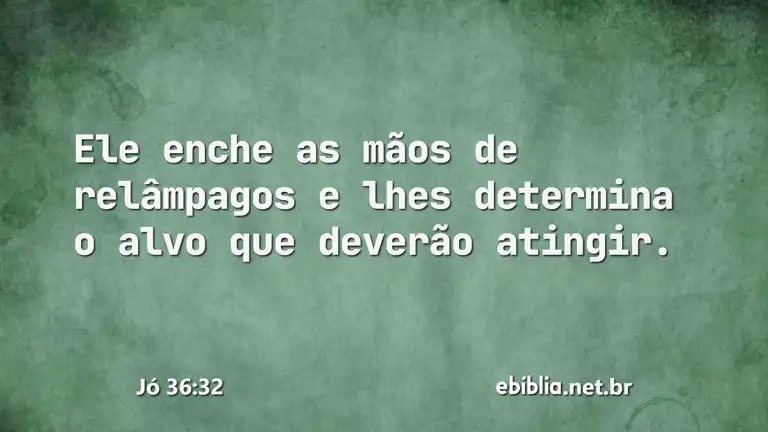 Jó 36:32