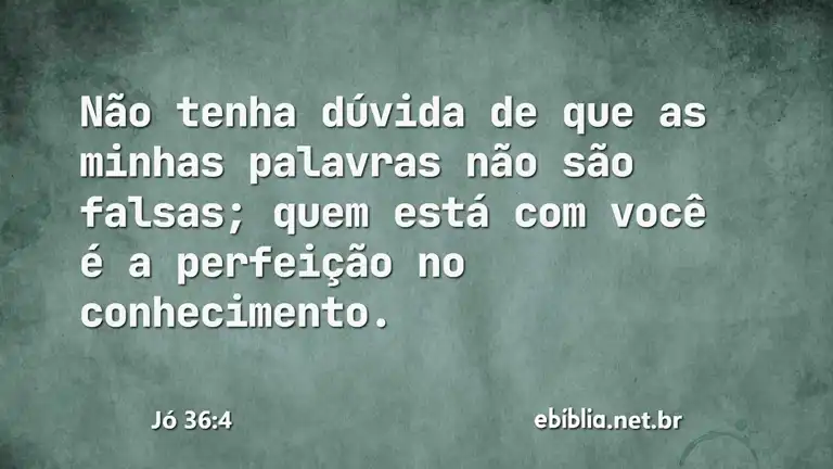 Jó 36:4