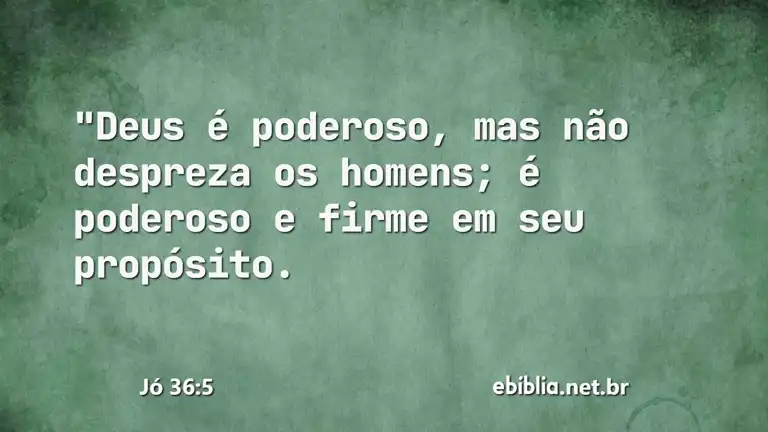 Jó 36:5