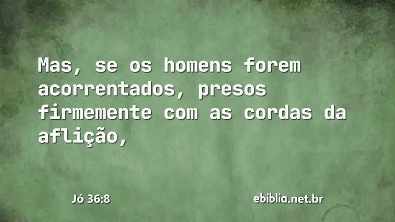 Jó 36:8