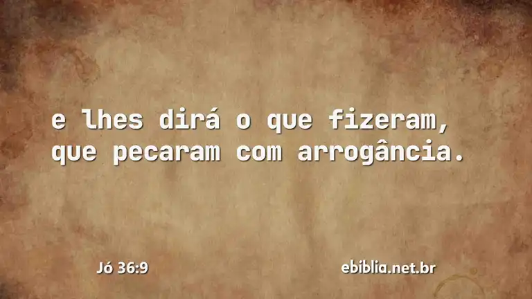 Jó 36:9