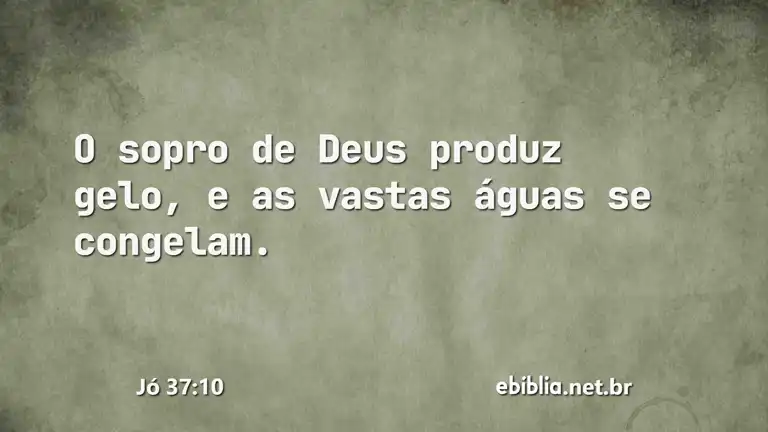 Jó 37:10