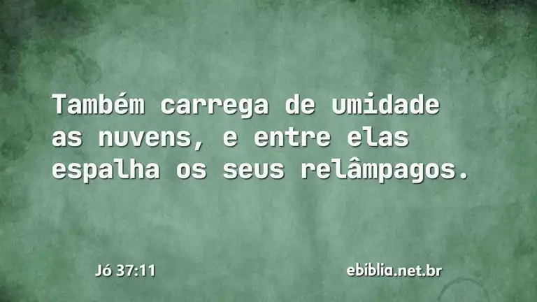 Jó 37:11