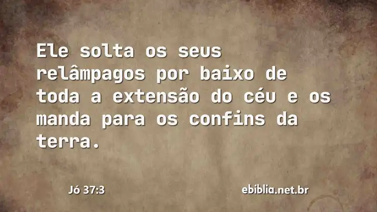 Jó 37:3