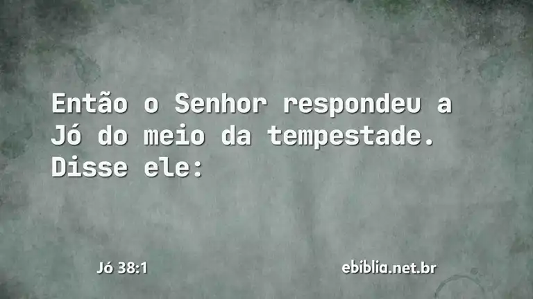 Jó 38:1