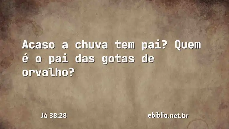 Jó 38:28