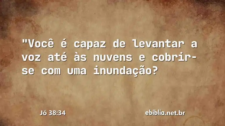 Jó 38:34