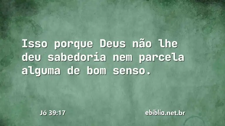 Jó 39:17