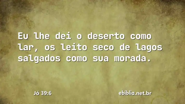 Jó 39:6