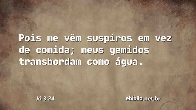 Jó 3:24