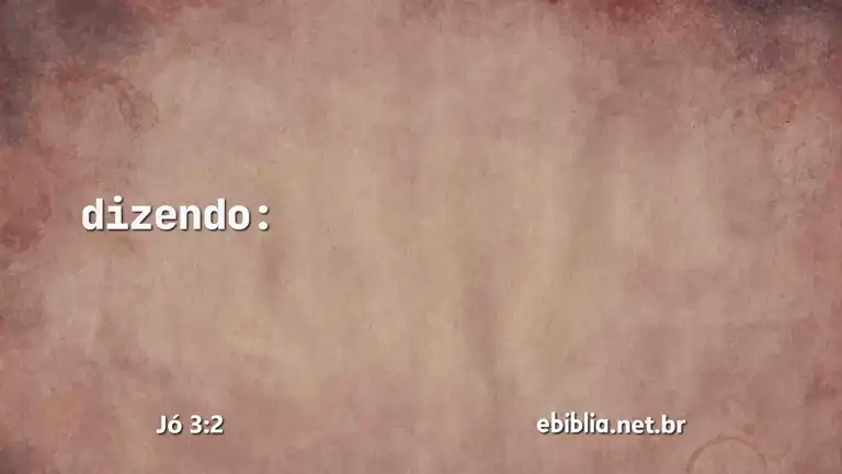 Jó 3:2