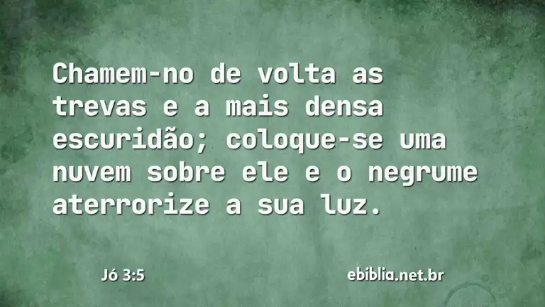 Jó 3:5