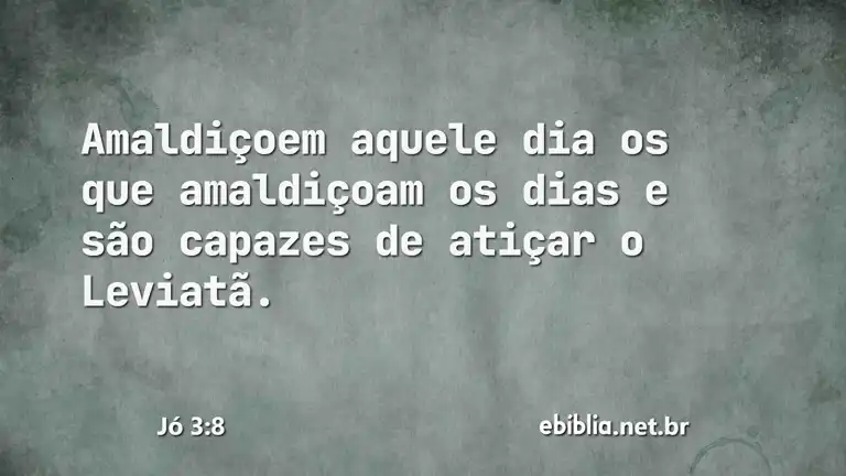 Jó 3:8