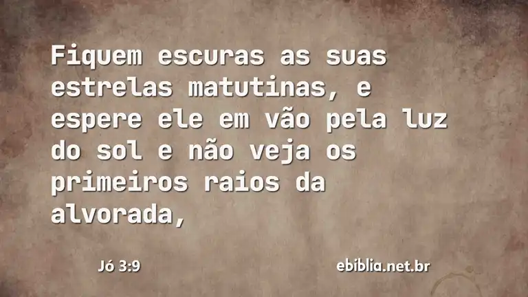 Jó 3:9