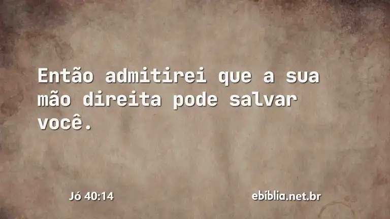 Jó 40:14