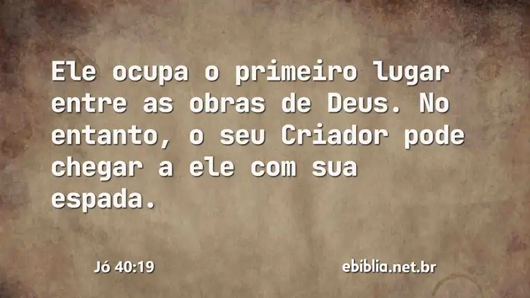 Jó 40:19