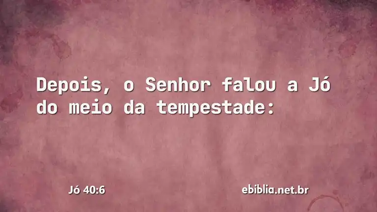 Jó 40:6